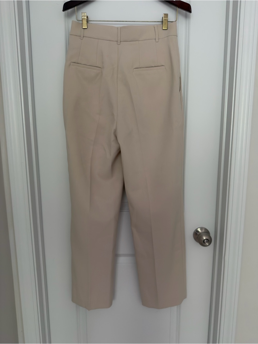 NWT Pixie Market Beige High-Waist Tailored Trousers - Picture 2 of 3